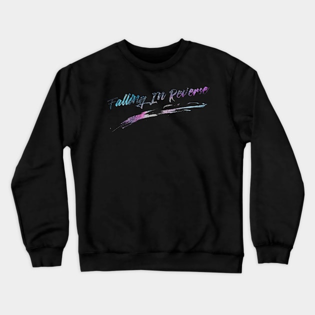 Galaxy Stars - Falling in reverse Crewneck Sweatshirt by kelly.craft